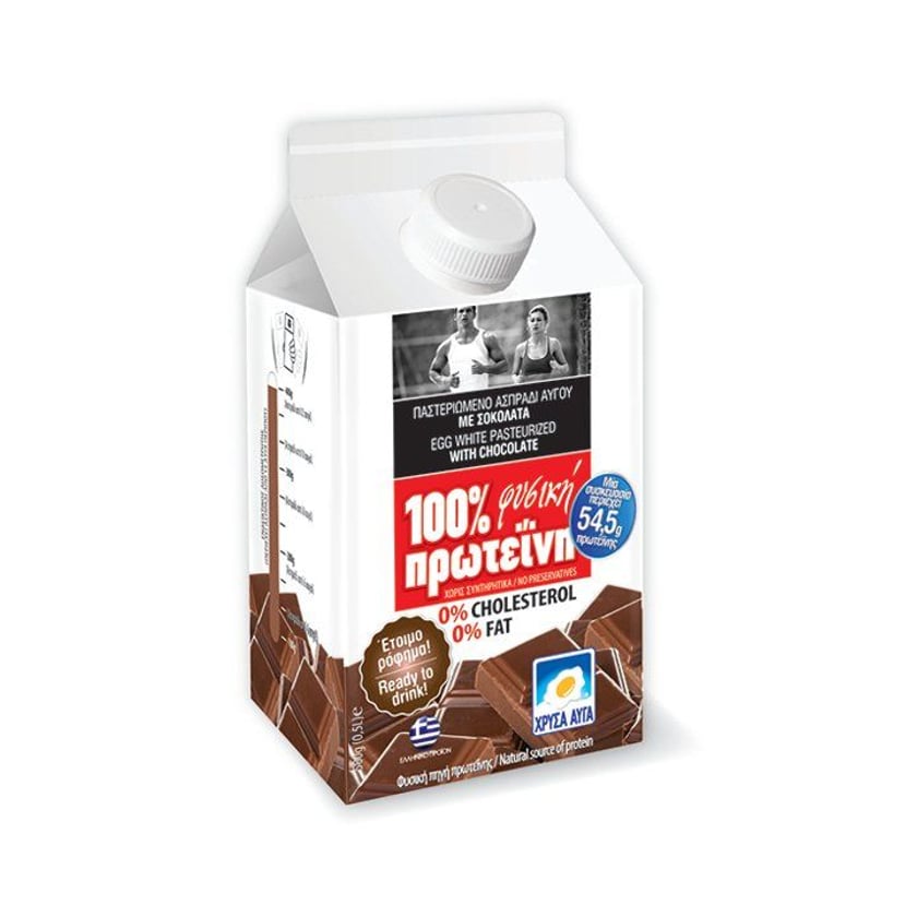 Χρυσά Αυγά Ασπράδι Σοκολάτα 500ml