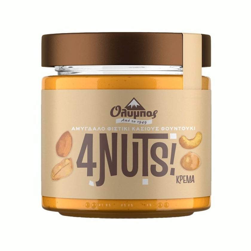Όλυμπος Spread 4 Ξηρών Kαρπών 100% 200g