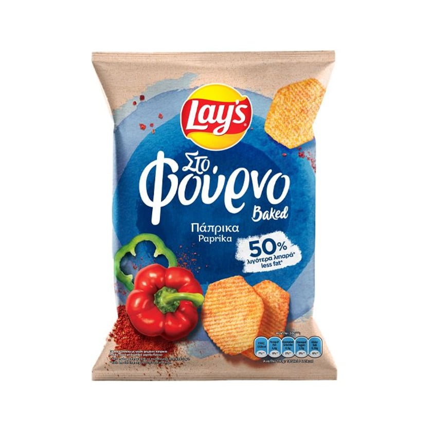 Lay`s Πατατάκια Ψημένα στο Φούρνο Πάπρικα 105g
