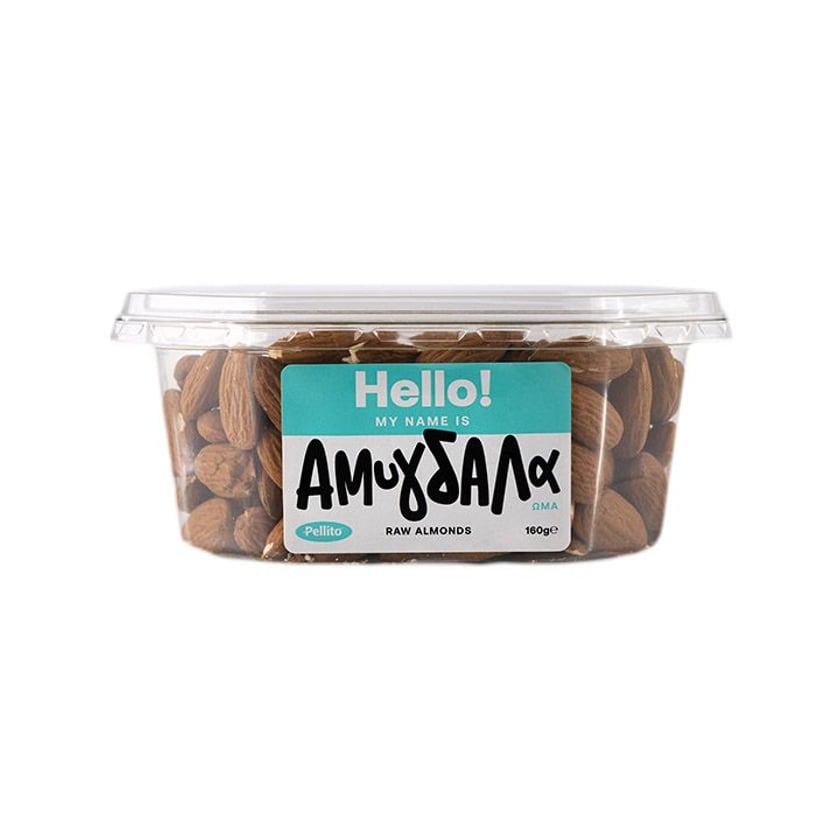 Pellito Hello Αμύγδαλα Ωμά 160g