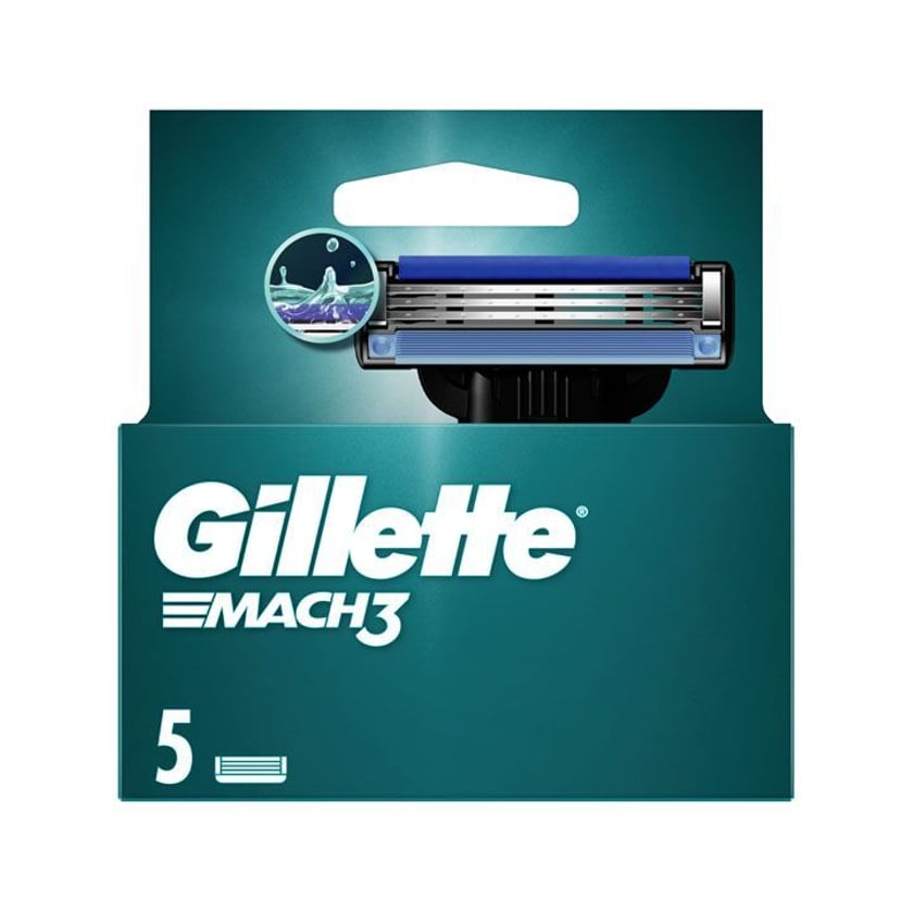 Gillette Mach3 Ανταλλακτικές Κεφαλές Ξυρίσματος 5τεμ