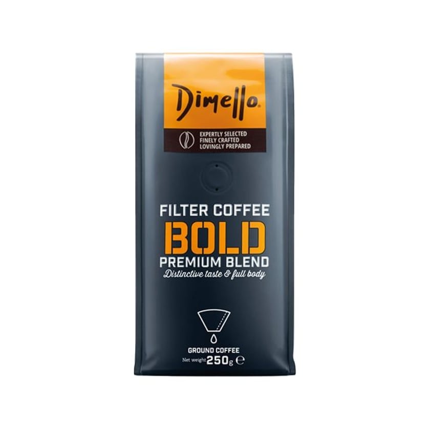 Dimello Καφές Φίλτρου Bold Premium Blend Αλεσμένος 250g