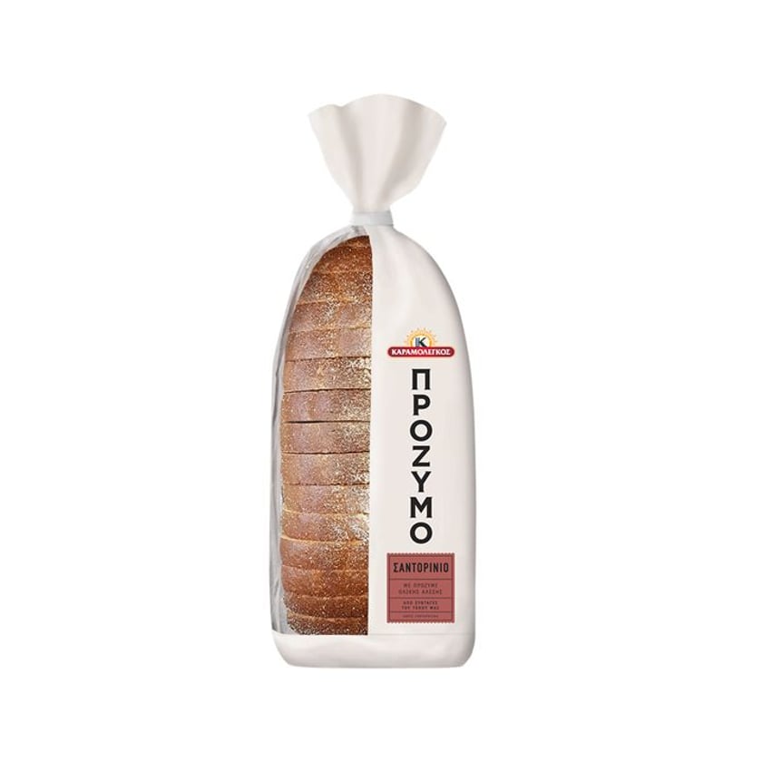 Καραμολέγκος Πρόζυμο Ψωμί Σαντορινιό 500g