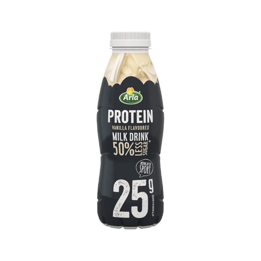 Arla Protein Ρόφημα Γάλακτος Βανίλια με 50% Λιγότερη Ζάχαρη Χωρίς Λακτόζη 500g