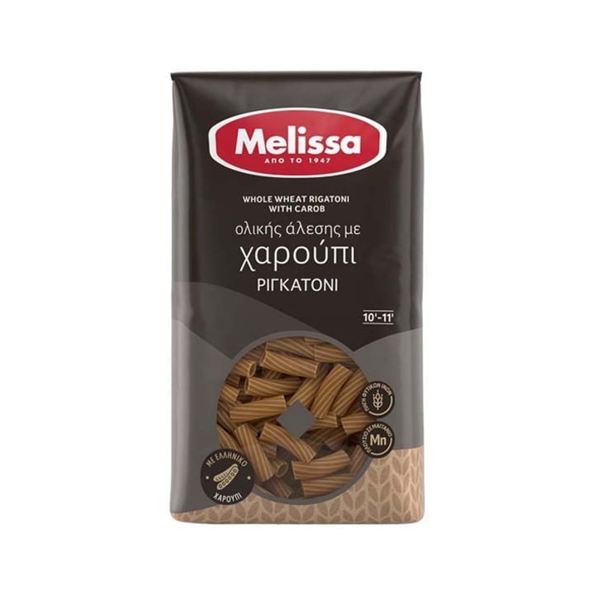 Melissa Ριγκατόνι Ολικής Άλεσης Με Χαρούπι 400g