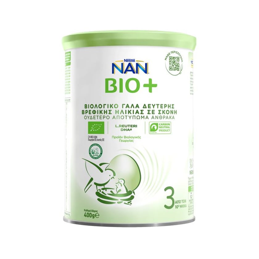 Nestle NAN Bio 3 Bρεφικό Γάλα σε Σκόνη 400gr