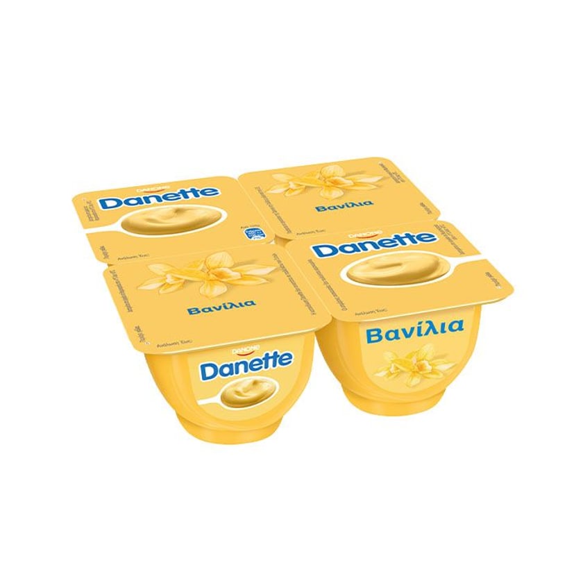 Danette Επιδόρπιο Βανίλια 4x125g