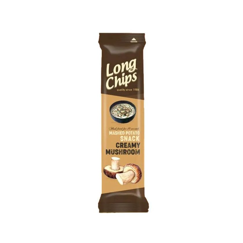 Long Chips Creamy Mushroom Mashed Potato Snack 75g