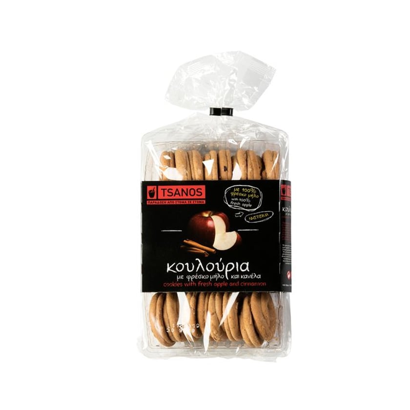 Tsanos Κουλούρια με Μήλο & Κανέλα 300g