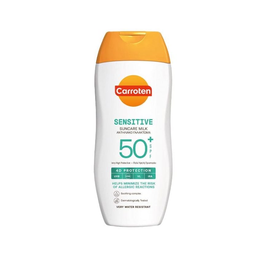 Carroten Αντηλιακό Γαλάκτωμα Sensitive SPF50+ 200ml