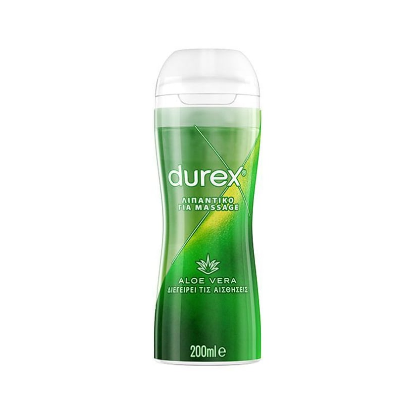 Durex Massage Λιπαντικό Τζελ Αλόη Βέρα 200ml