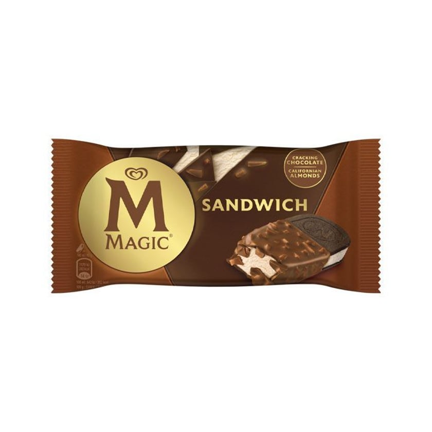 Magic Παγωτό Sandwich Almond 140ml