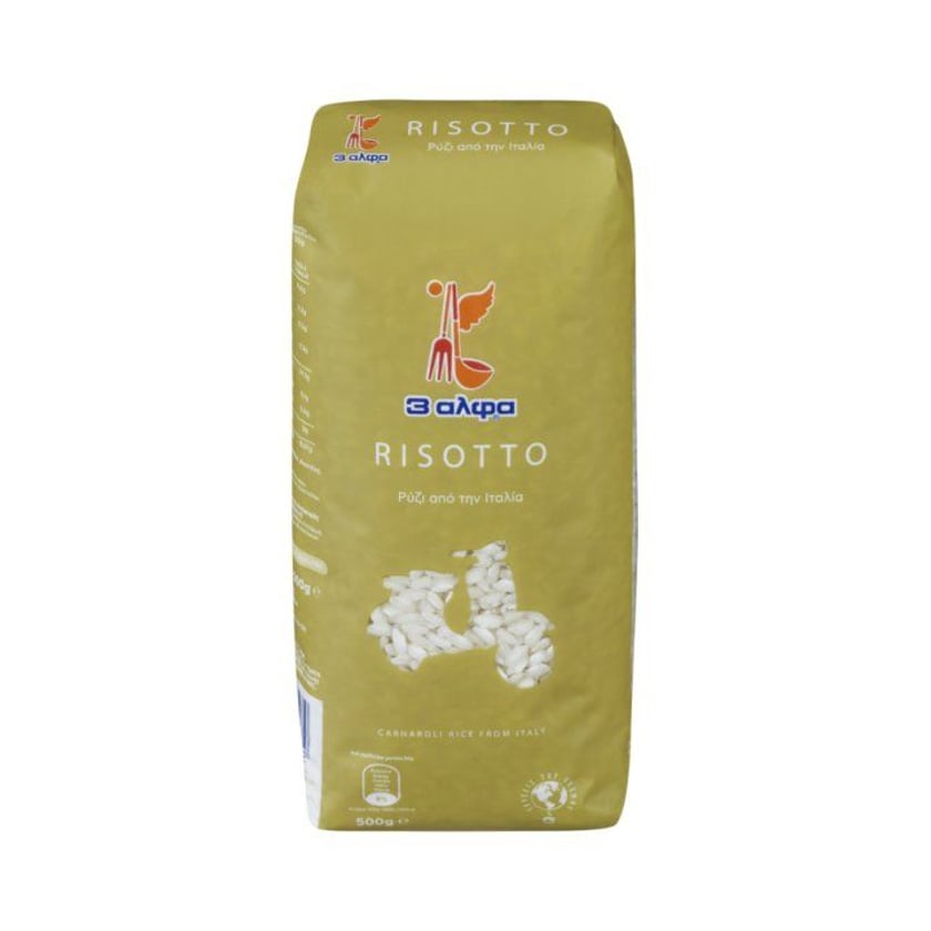 3 Άλφα Ρύζι για Ριζότο 500g