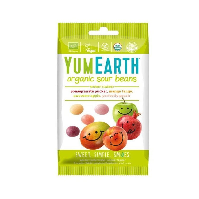 Yumearth Κουφετάκια Φρούτων Bio 50g