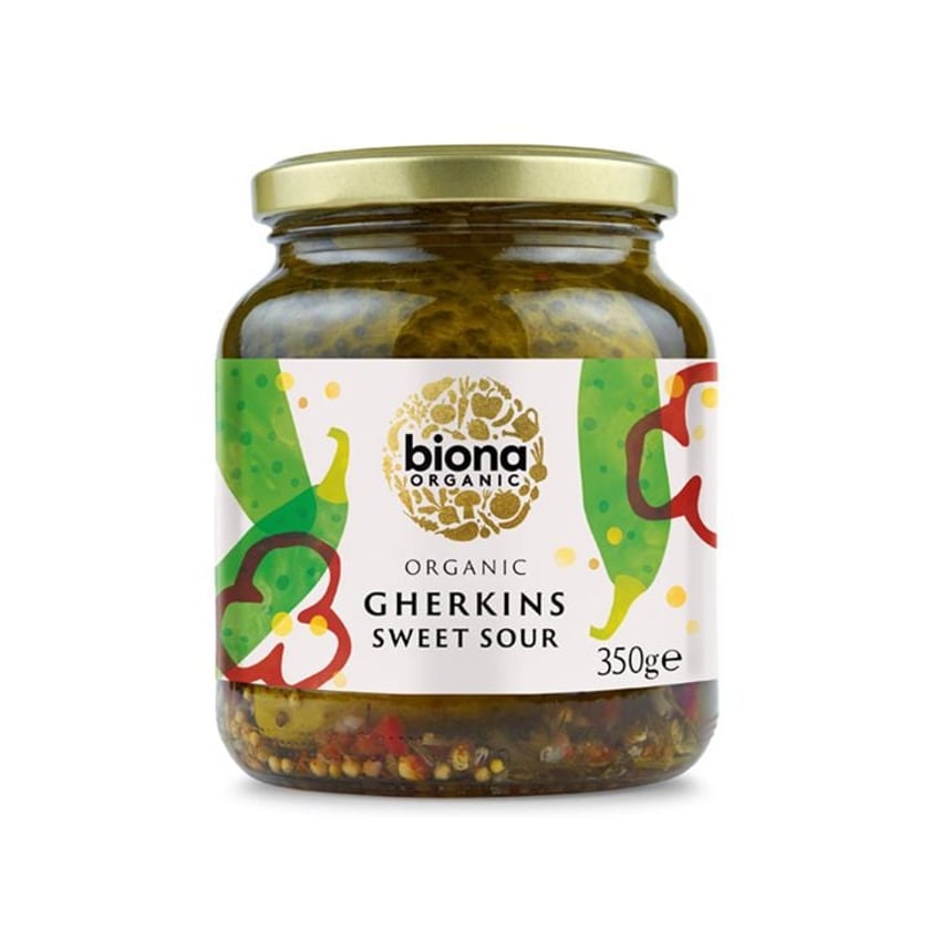 Biona Αγγουράκια Tουρσί με Αγαύη Bio 350g