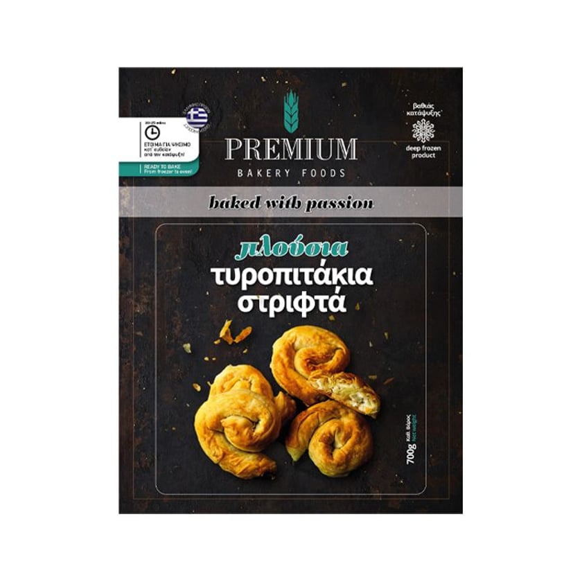 Premium Bakery Foods Τυροπιτάκια Στριφτά 700g