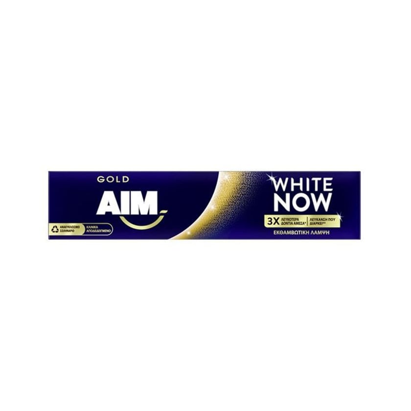 AIM Οδοντόκρεμα White Now White 75ml