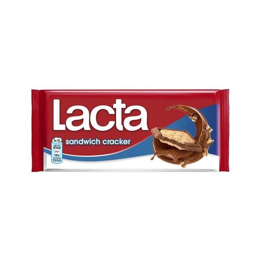 Lacta Σοκολάτα Sandwich με Cracker 87g
