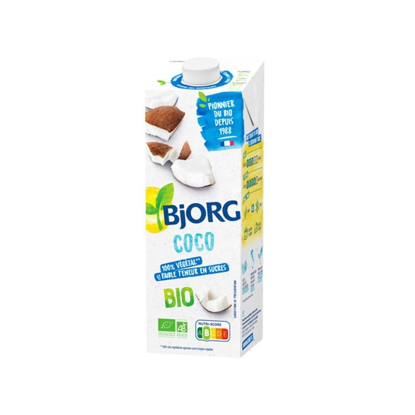 Bjorg Ρόφημα Καρύδας Bio 1l