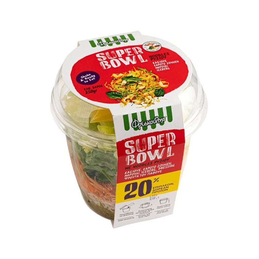Φρεσκούλης Super Bowl Noodles & Passion Fruit Dressing 250g