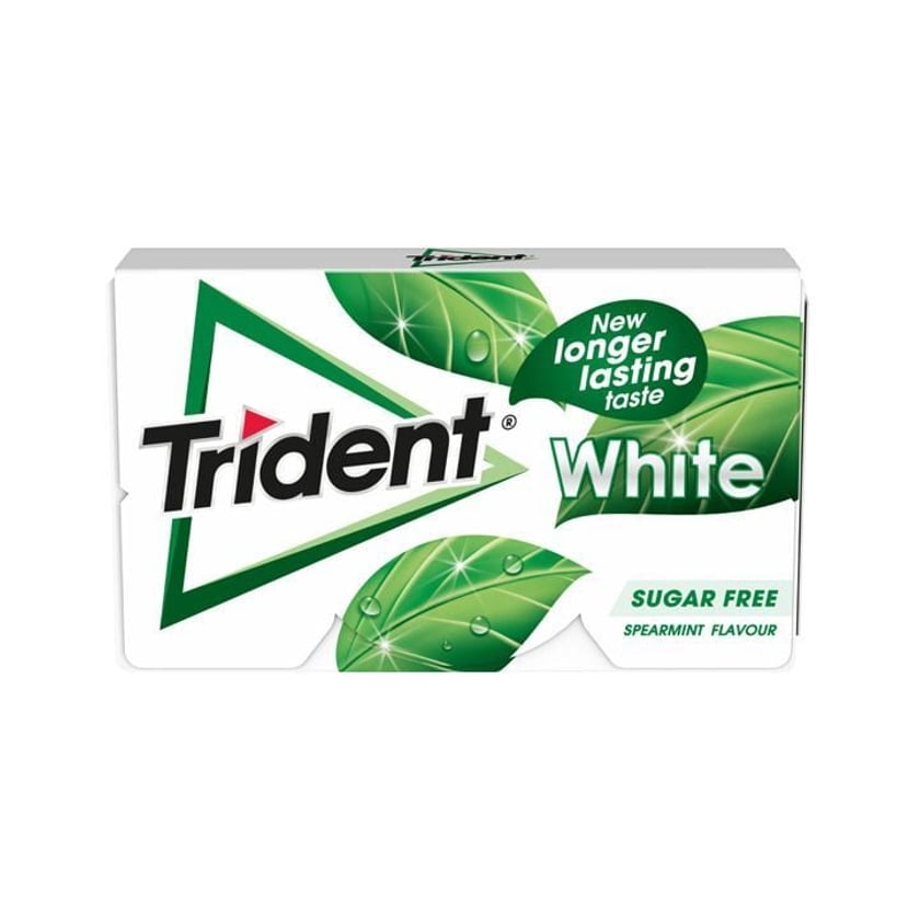 Trident White Spearmint Gums 23.8g