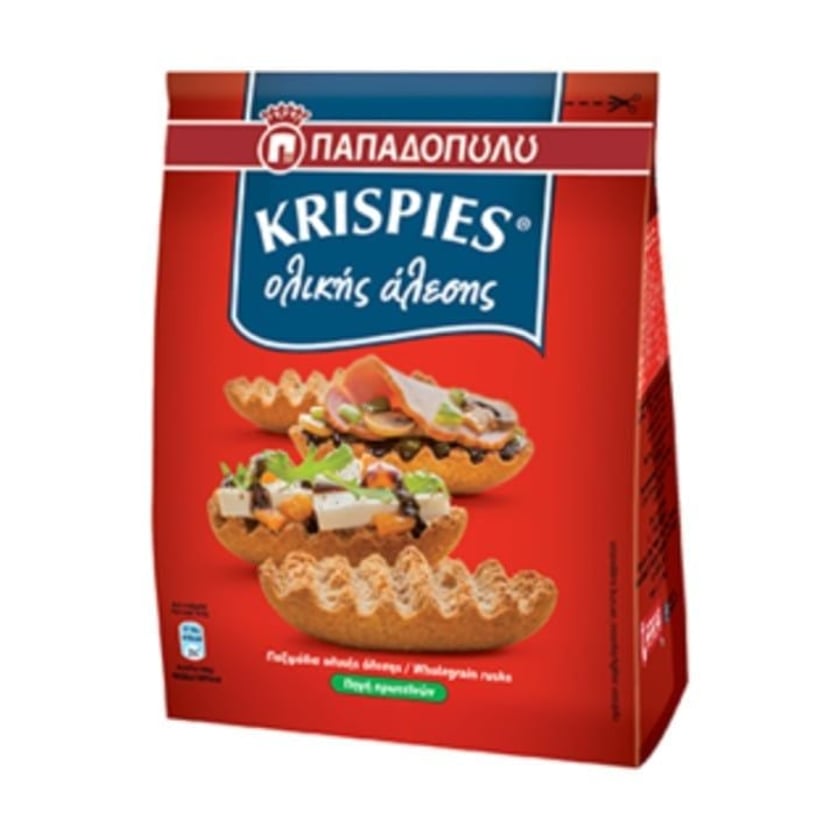 Παπαδοπούλου Krispies Ολικής Άλεσης 200g