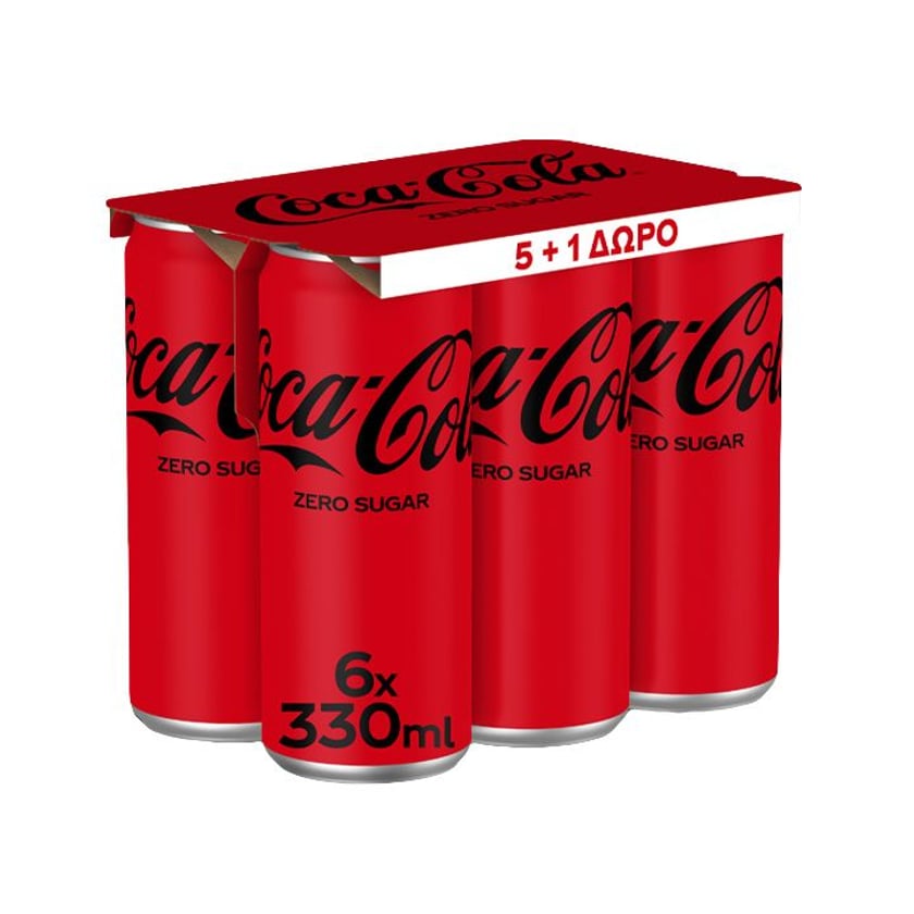 Coca-Cola Zero Multipack 6x330ml 5+1
