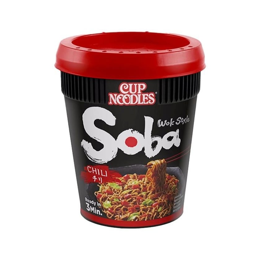 Nissin Soba Noodles Γεύση Chili 92g