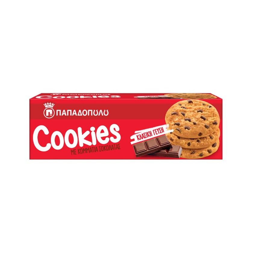 Παπαδοπούλου Cookies Σοκολάτα 180g