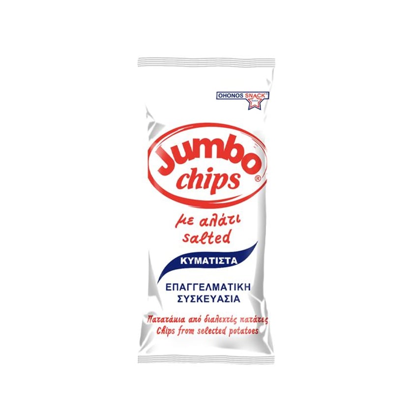 Jumbo Πατατάκια Κυματιστό Αλάτι 280g