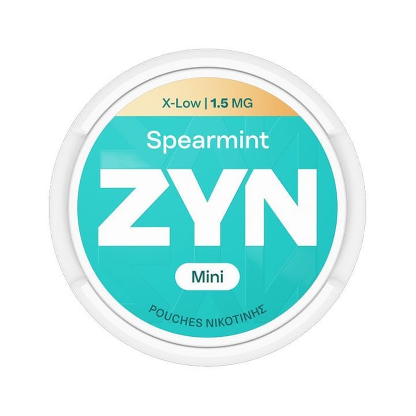 ZYN Nicotine Pouches Spearmint Mini X-Low 1.5mg