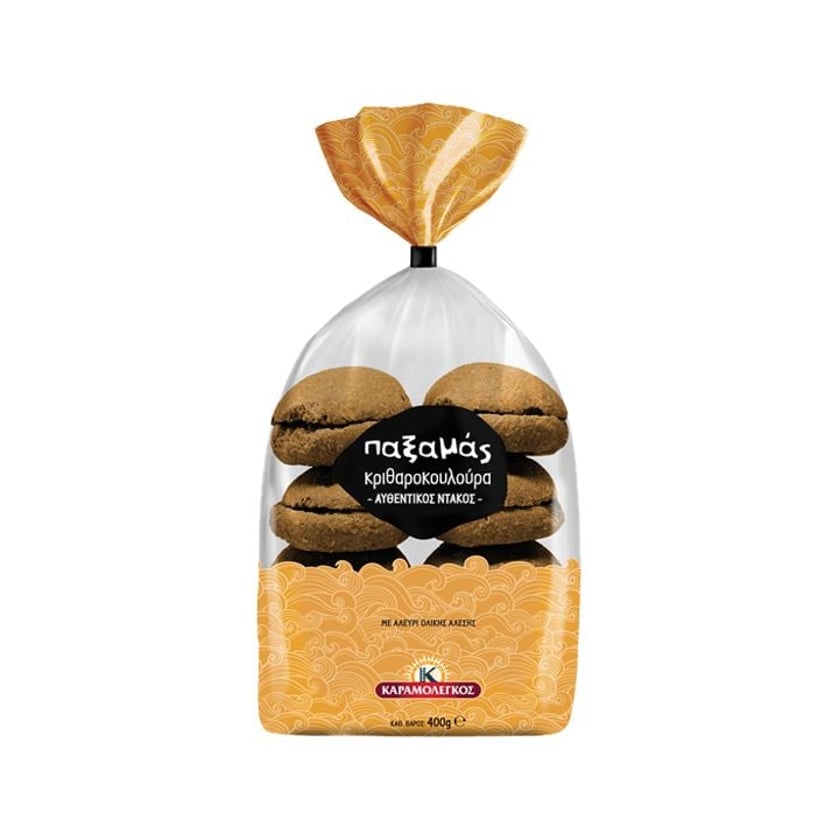 Καραμολέγκος Παξαμάς Κριθαροκούλουρα 400g