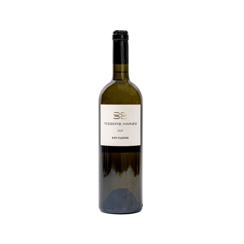 Κρασί Λευκό 4 Λίμνες Κτήμα Κυρ-Γιάννη 750ml