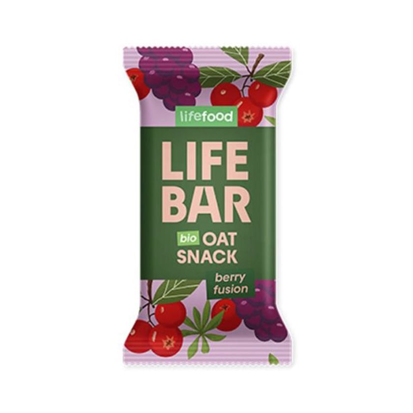 Lifefood Lifebar Μπάρα Βρώμης με Berry Fusion Bio Χωρίς Γλουτένη 40g
