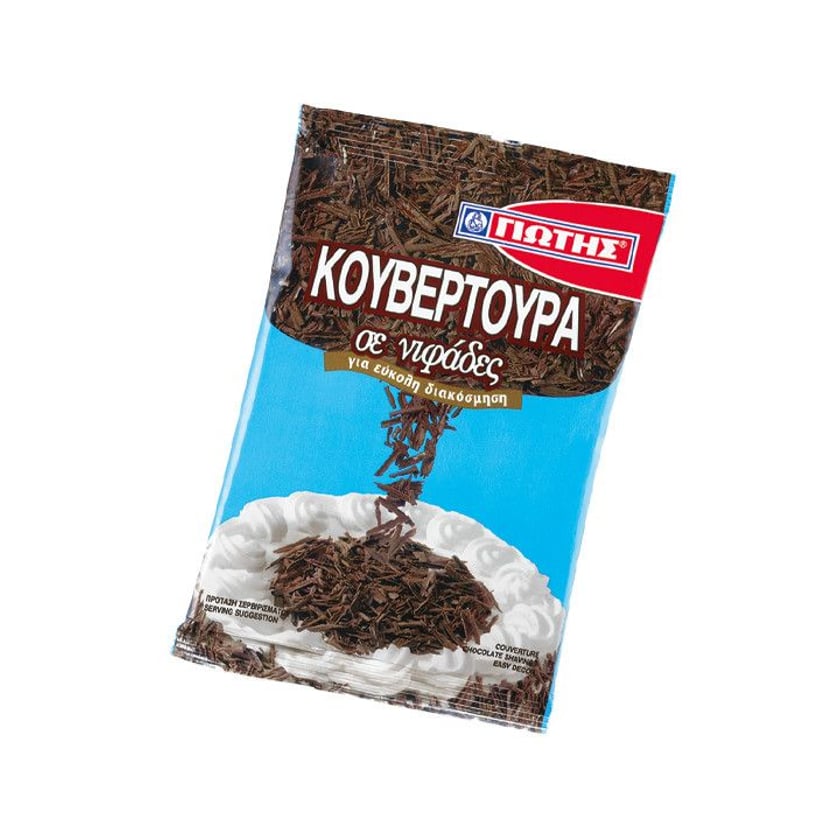 Γιώτης Κουβερτούρα Dark σε Νιφάδες 100g
