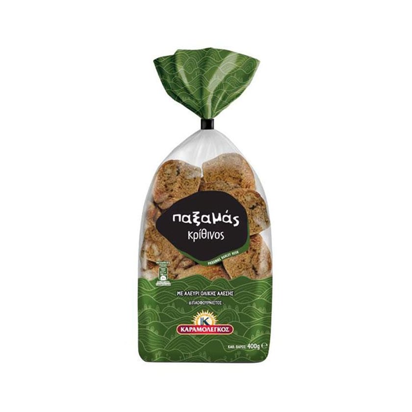 Καραμολέγκος Παξαμάς Κρίθινος 400g