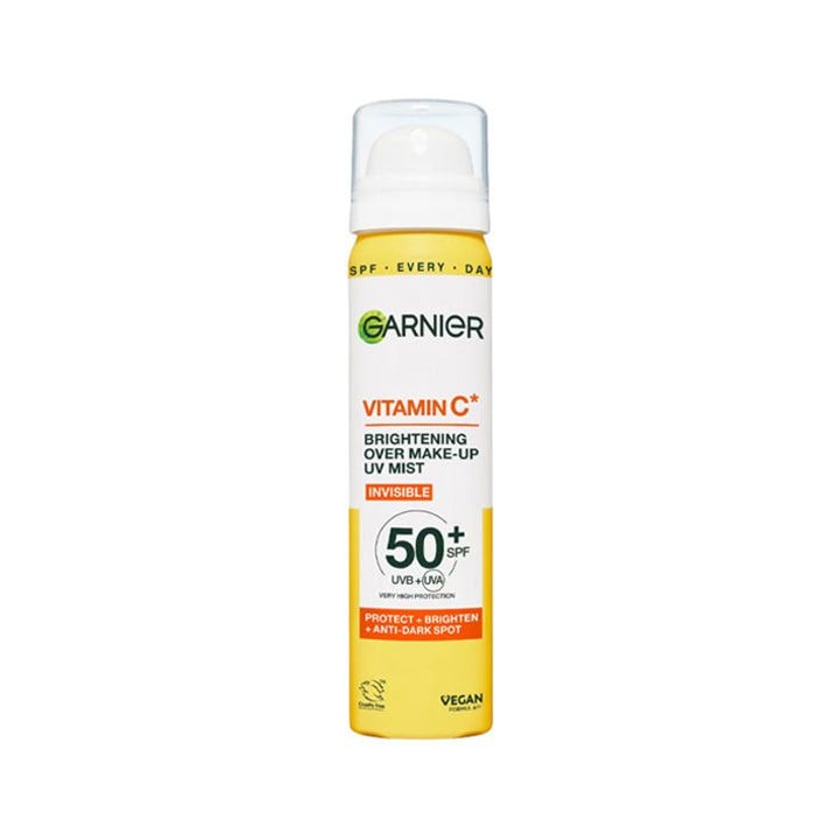 Garnier Vitamin C Over Make Up Mist Spray Προσωπου SPF50+ 75ml
