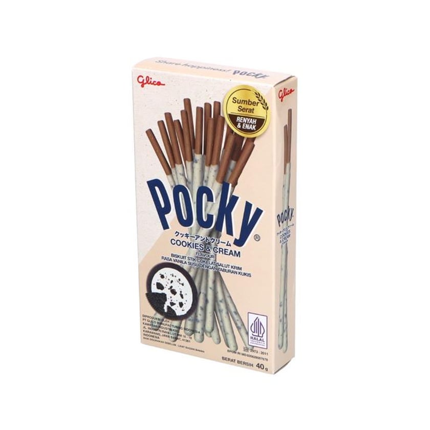 Pocky Μπισκότα Sticks Cookies & Cream 40g