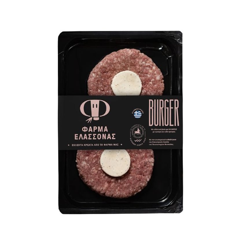 Φάρμα Ελασσόνας Burger Μοσχαρίσιο Νωπό 300g