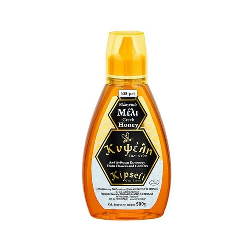 Κυψέλη Μέλι Ανθέων - Πεύκο Pet 500g