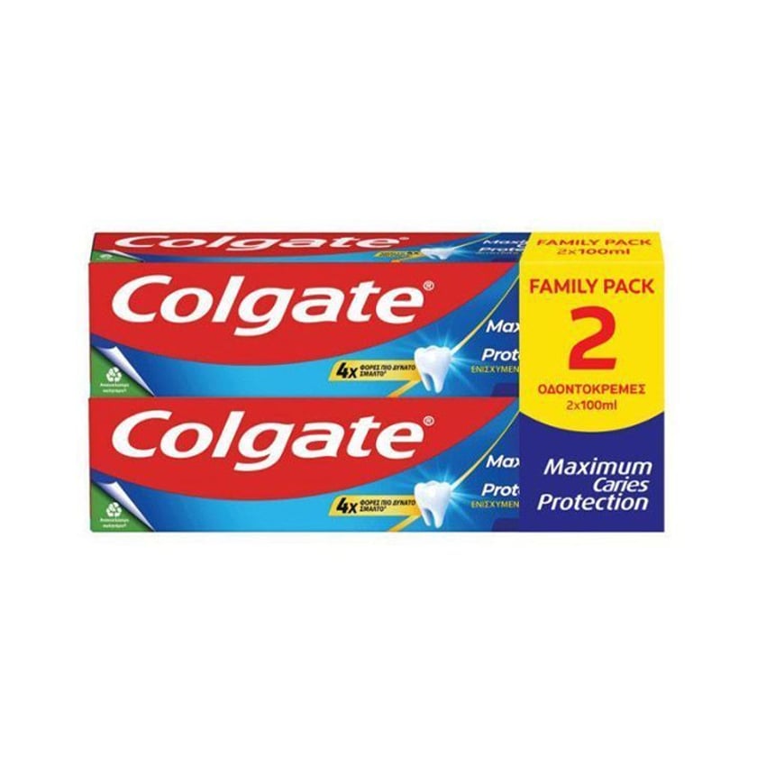 Colgate Οδοντόκρεμα Protection Caries 2x100ml