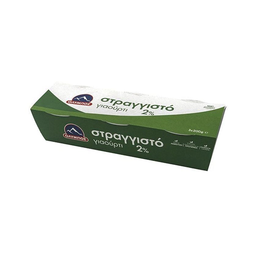 Όλυμπος Γιαούρτι Στραγγιστό 2% Λιπαρά 3x200g