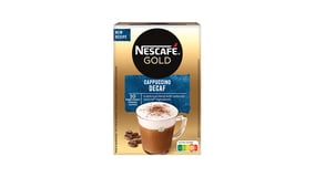 Nescafe Cappuccino Στιγμιαίος Decaf Gold 10x12.5gr