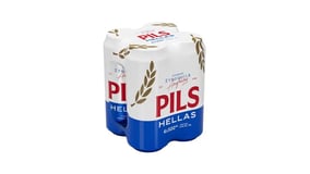 Pils Hellas Μπύρα Κουτί 4x500ml