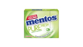 Mentos Τσίχλες Pure Fresh Cooler Lemonade & Εκχύλισμα Πράσινου Τσαγιού χωρίς Ζάχαρη 28g