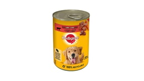 Pedigree Adult Υγρή Τροφή για Σκύλους Πατέ με Μοσχάρι, Συκώτι & Καρότα 400g