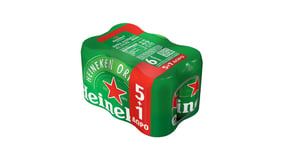 Heineken Lager Κουτί 6x330ml 5+1 Δώρο