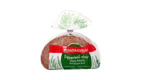 Παπαδοπούλου Ψωμί Γερμανικού Ολικής Άλεσης σε Φέτες 500g
