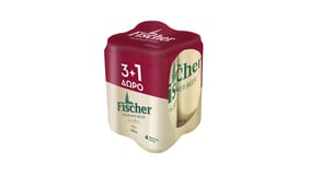 Fischer Pilsener Κουτί 4x500ml 3+1 Δώρο