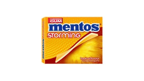 Mentos Τσίχλες Storming Tropical Flavour Χωρίς Ζάχαρη 33g